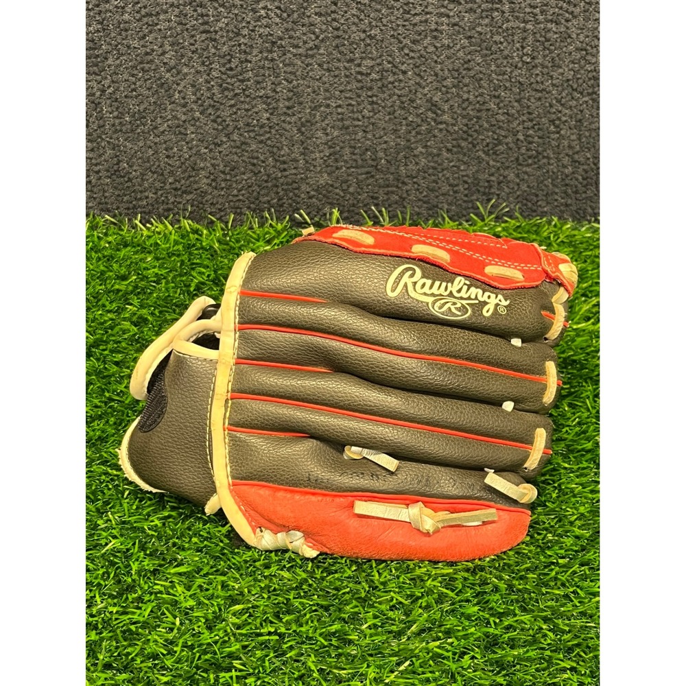 Rawlings Playmaker Series 10.5 Inch Youth Baseball‎ Glove Red Black PM10SSDS